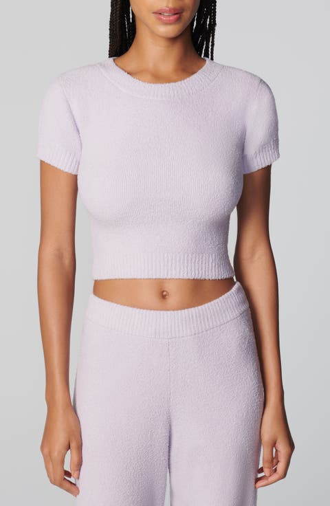 Short Sleeve Crop Sweater