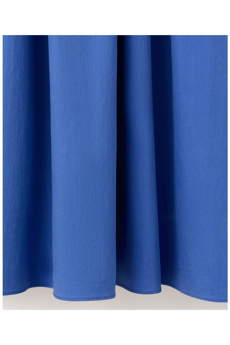 Starring Hailey Bieber Ruched Bodice Strapless Cotton Blend Dress, Alternate, color, BLUE