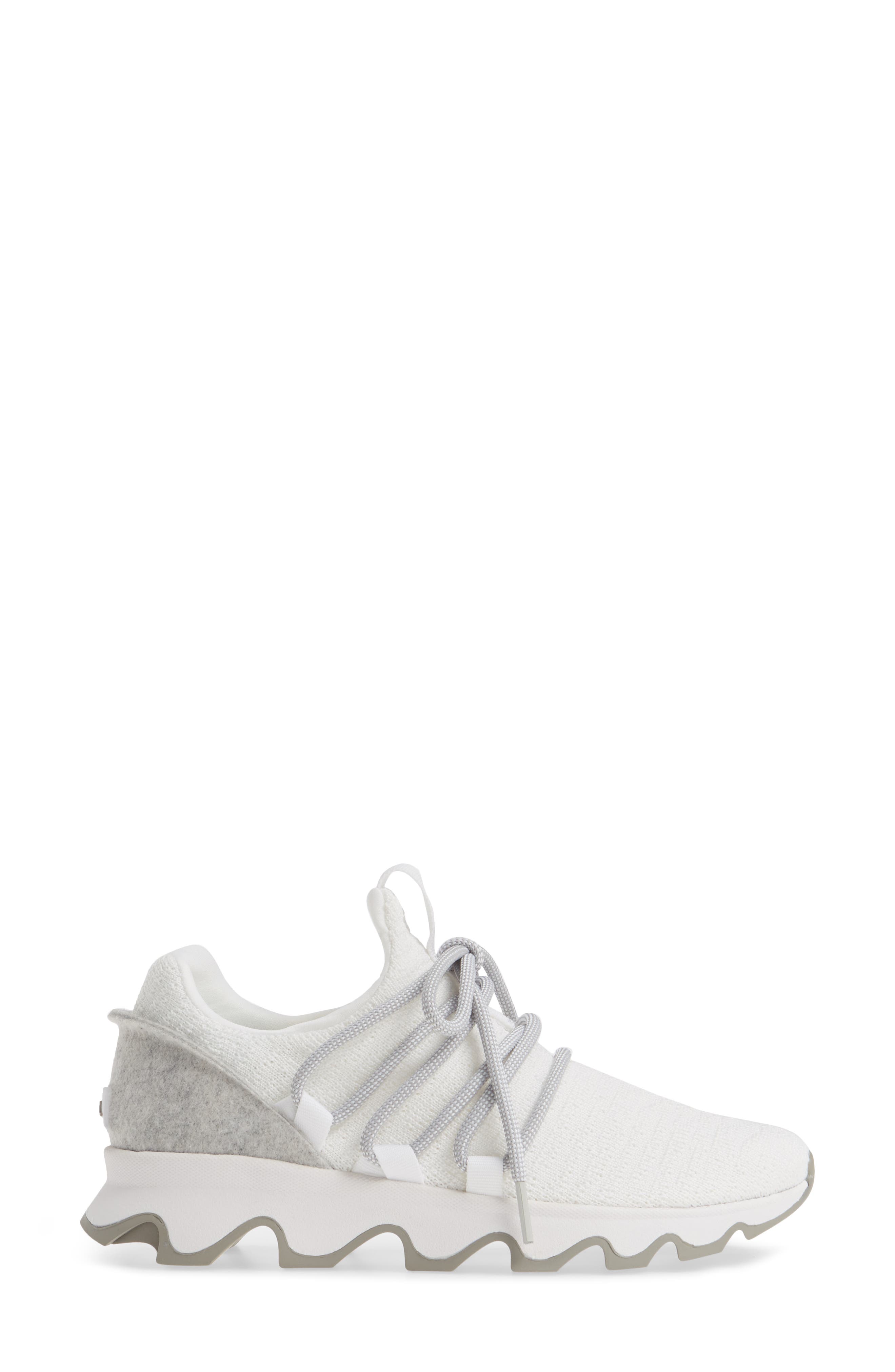 Kinetic Sneaker, Alternate, color, WHITE