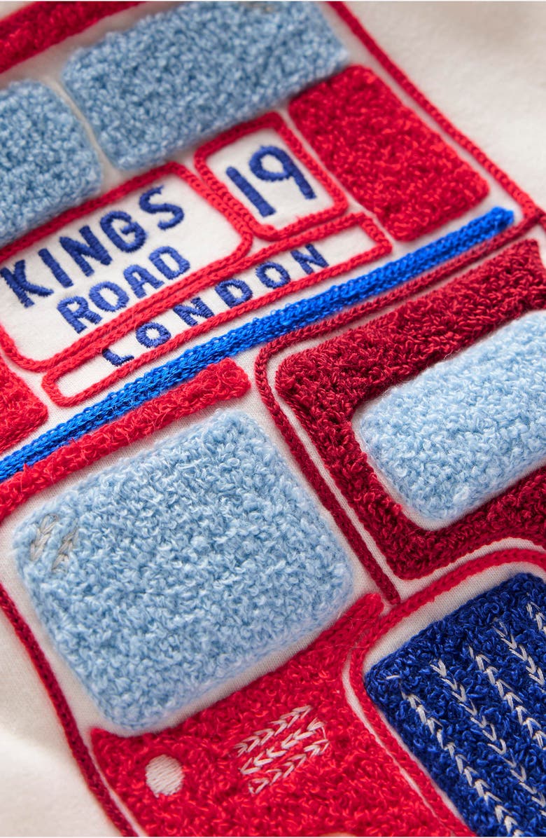 Mini Boden Kids' Chain Stitch Bouclé Cotton T-Shirt, Alternate, color, 