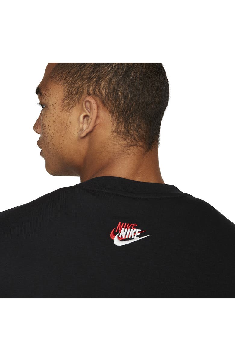 Nike Sportswear Essentials+ Embroidered Swooshes Crewneck Sweatshirt, Alternate, color,