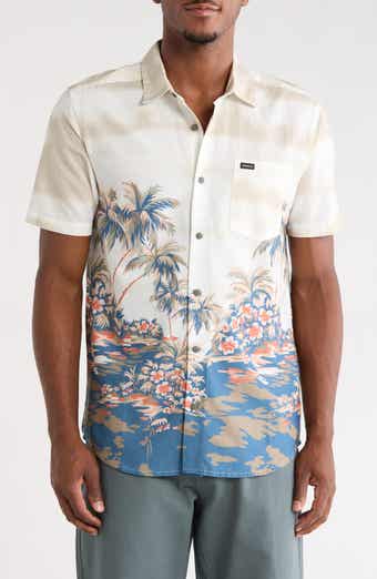 Penninsula Graphic Short Sleeve Button-Up Shirt