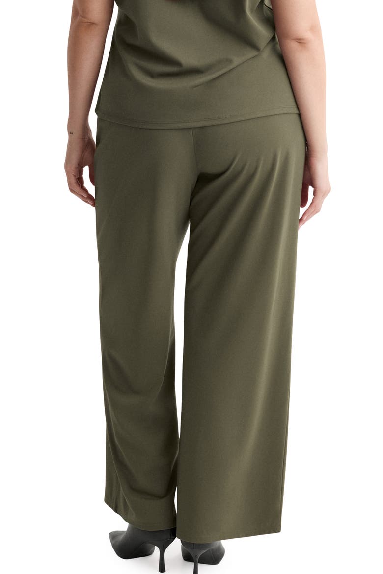 Pull-On Straight Leg Pants, Alternate, color, KHAKI GREEN