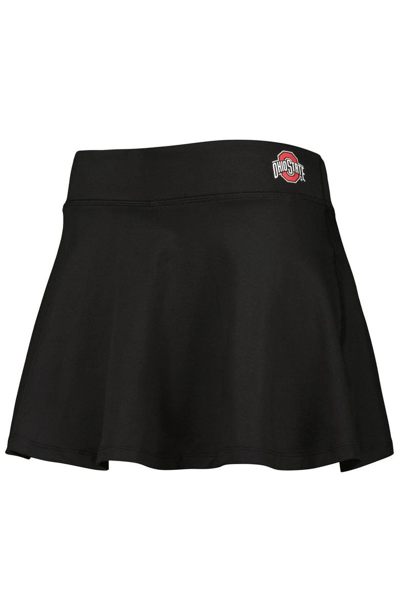 ZOOZATZ Women's ZooZatz Black Ohio State Buckeyes Flowy Skort, Alternate, color, 