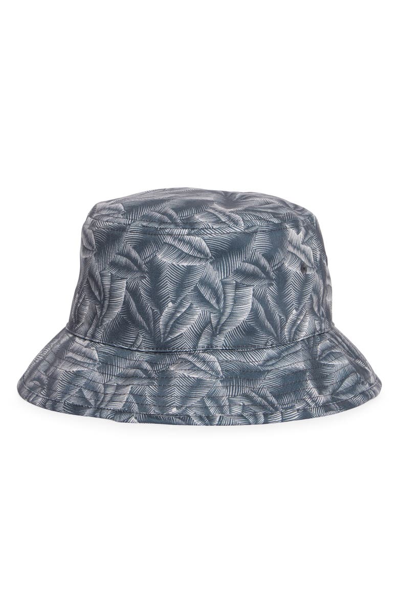 AllSaints Marseille Twill Bucket Hat, Alternate, color, Gray Multi