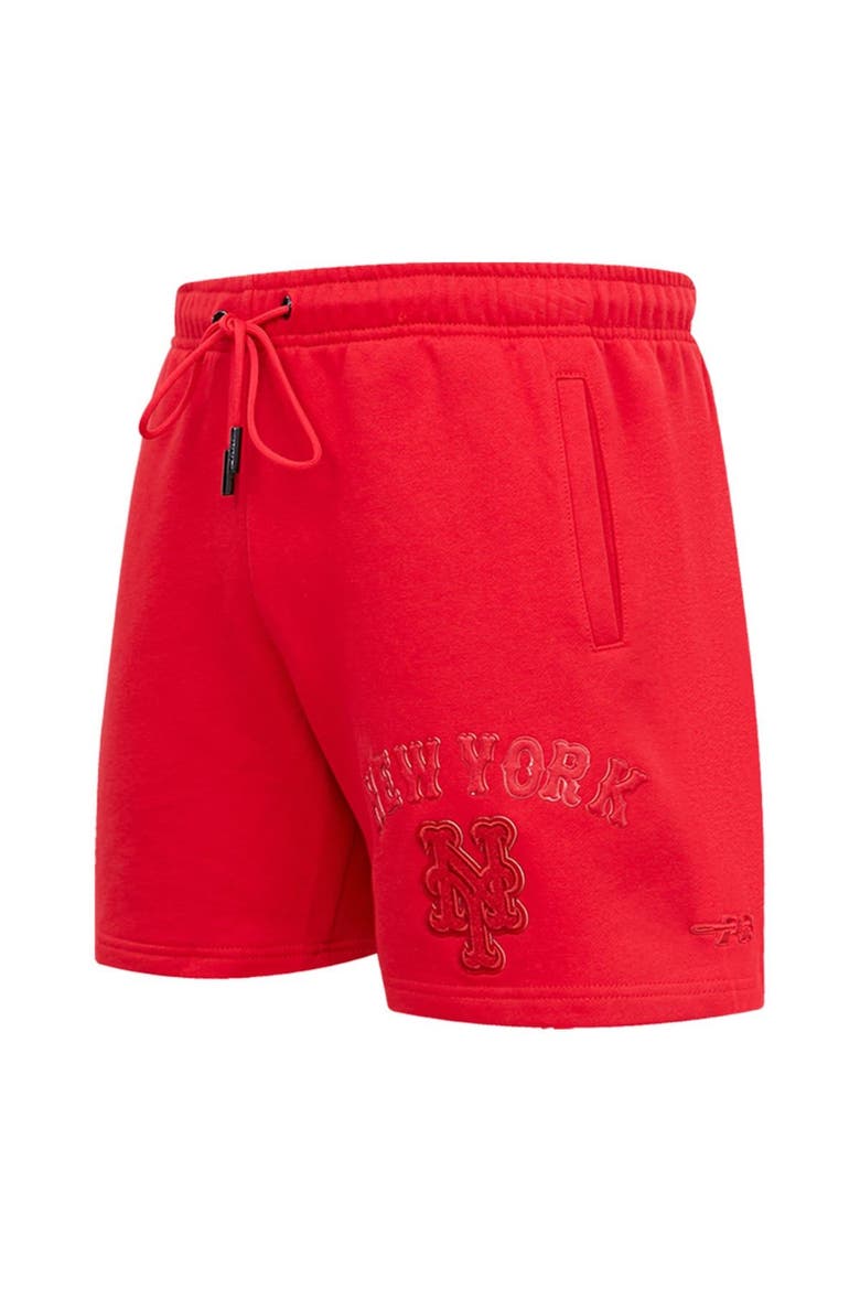 Men's Pro Standard New York Mets Triple Red Classic Shorts, Alternate, color, Red