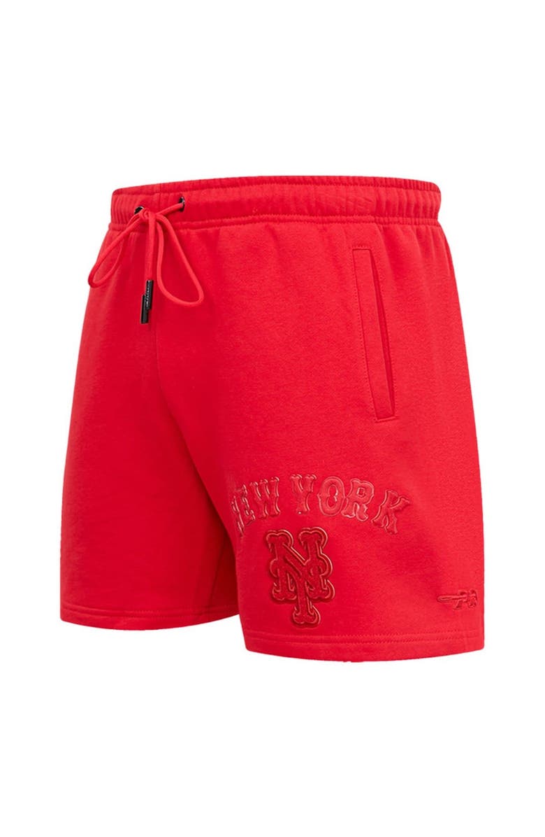 PRO STANDARD Men's Pro Standard New York Mets Triple Red Classic Shorts, Alternate, color, Red