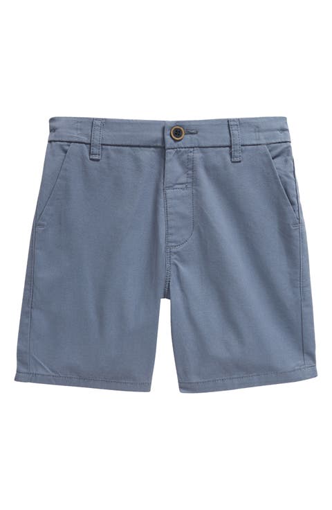 Kids' Flat Front Cotton Chino Shorts (Little Kid)