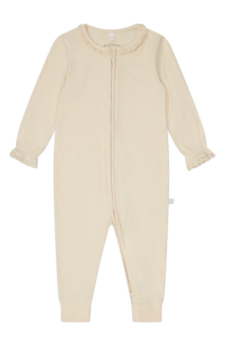 MORI Fitted Rib Romper, Main, color, 