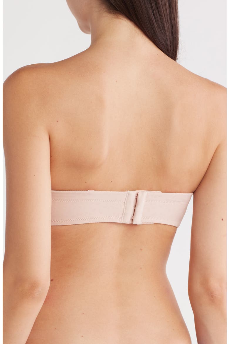 Comfort Chic Full Bust Strapless Bra, Alternate, color, ROSE