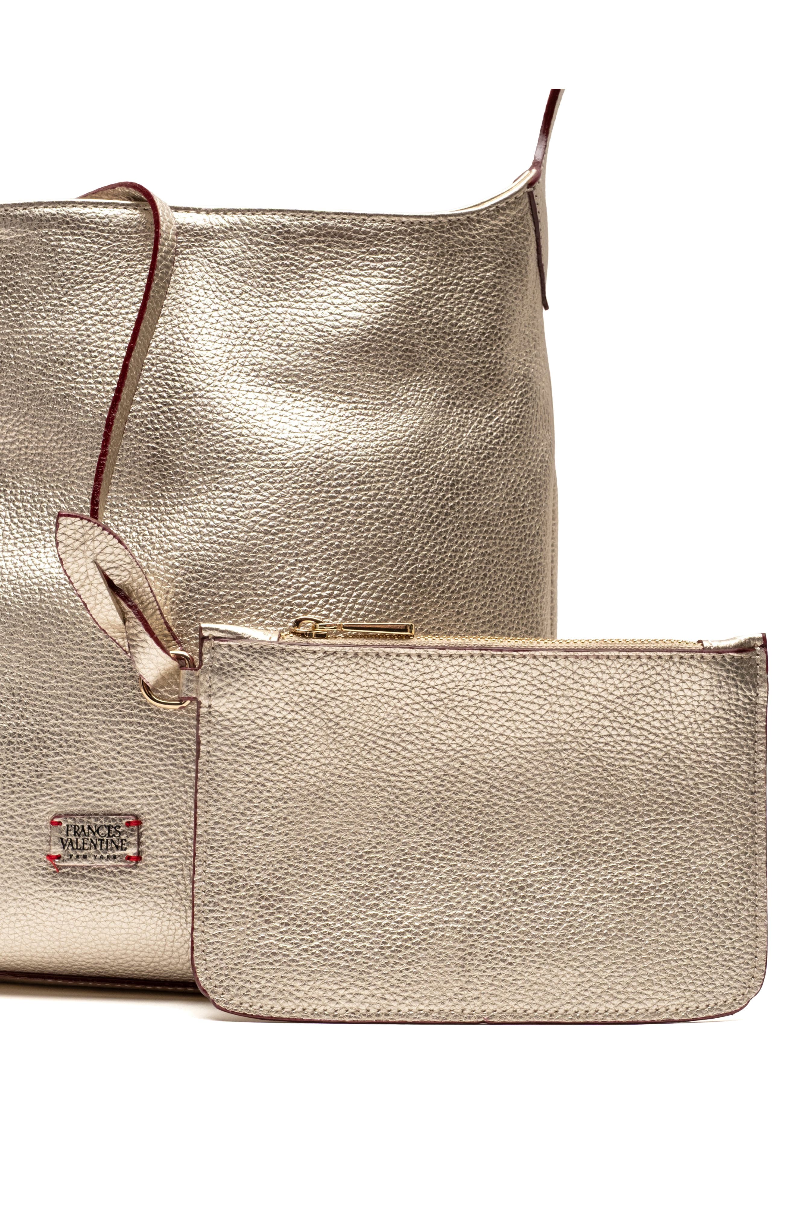 Brynn Leather Hobo, Alternate, color, GOLD