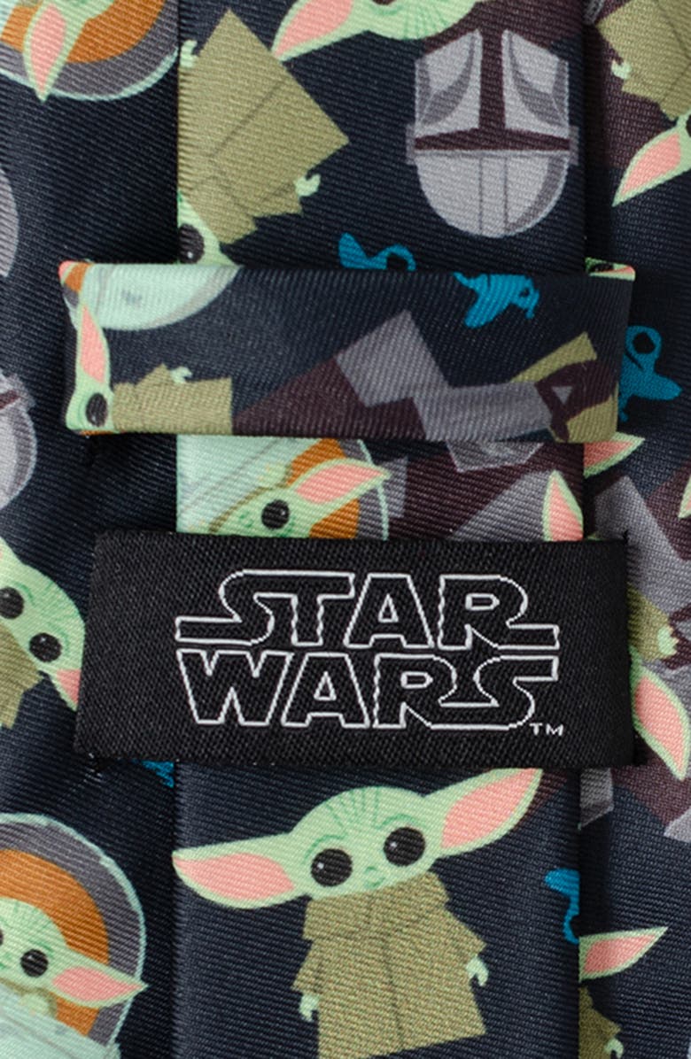 Cufflinks, Inc. Star Wars<sup>™</sup> The Mandalorian Tie, Alternate, color, Navy