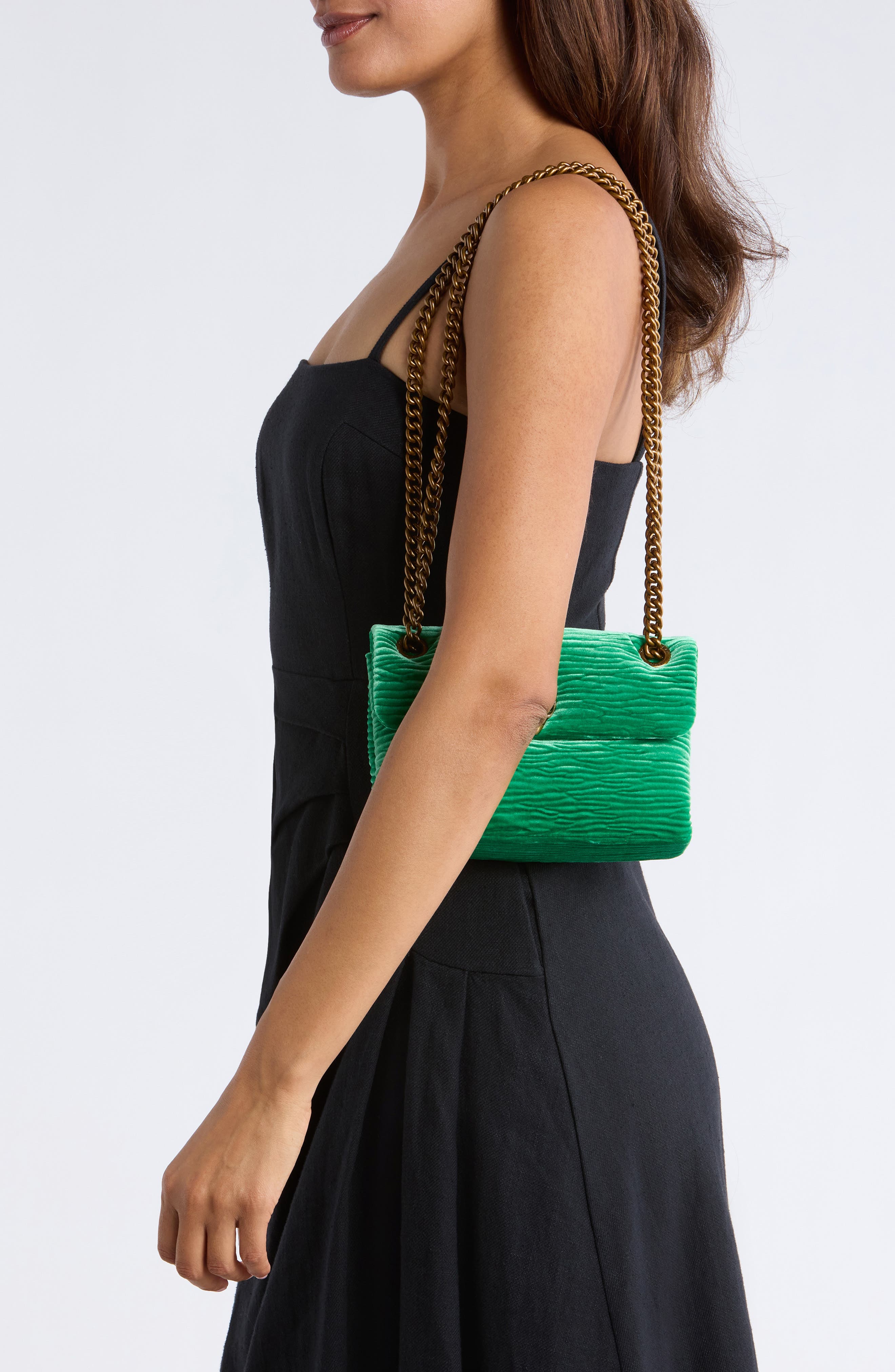 Kurt Geiger London Mini Kew Crossbody Bag, Alternate, color, Green