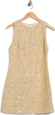ALICE + OLIVIA Cade Sleeveless Shift Minidress