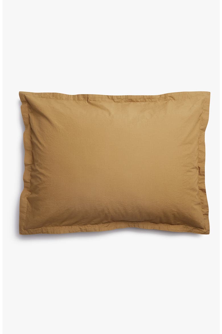 Set of 2 Brushed Cotton Shams (Nordstrom Exclusive), Alternate, color, OCHRE