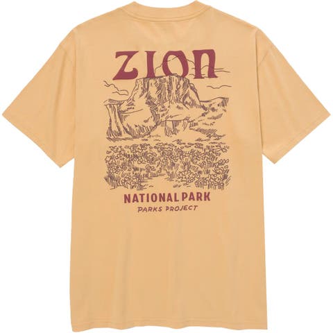 Zion Puff Print Pocket T-Shirt