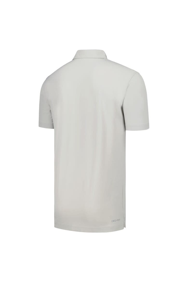 Men's Nike Gray Kansas State Wildcats Sideline Polo, Alternate, color, Gray