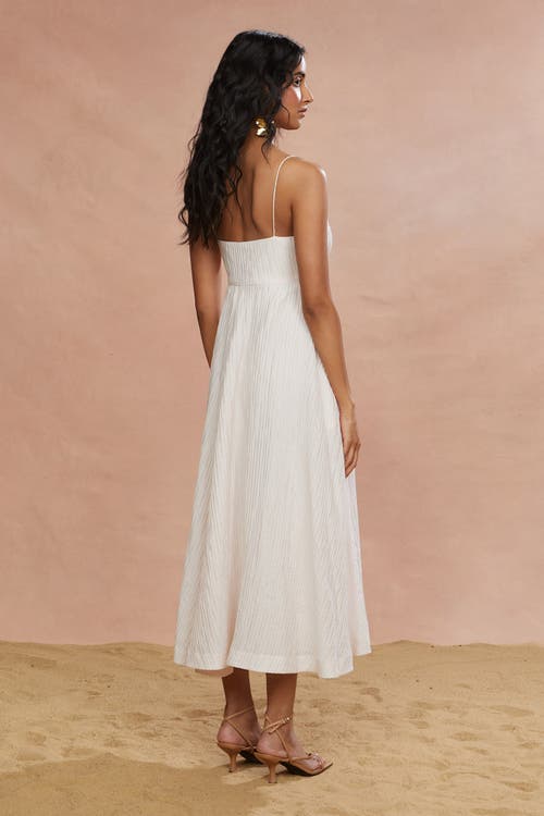 Amur Jill Midi Dress In White