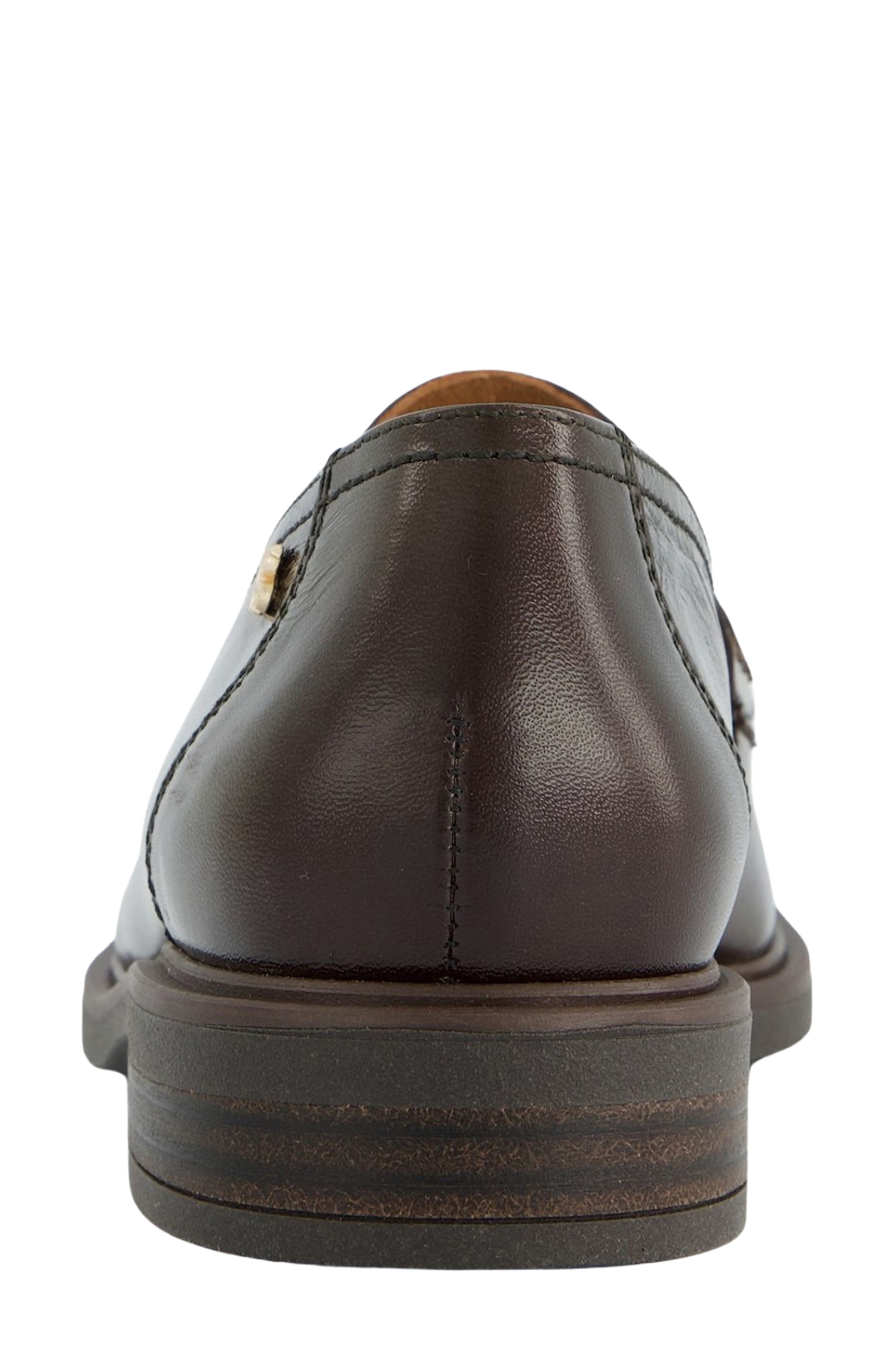 Flora Leather Loafer, Alternate, color, MORO GLOSSY LEATHER