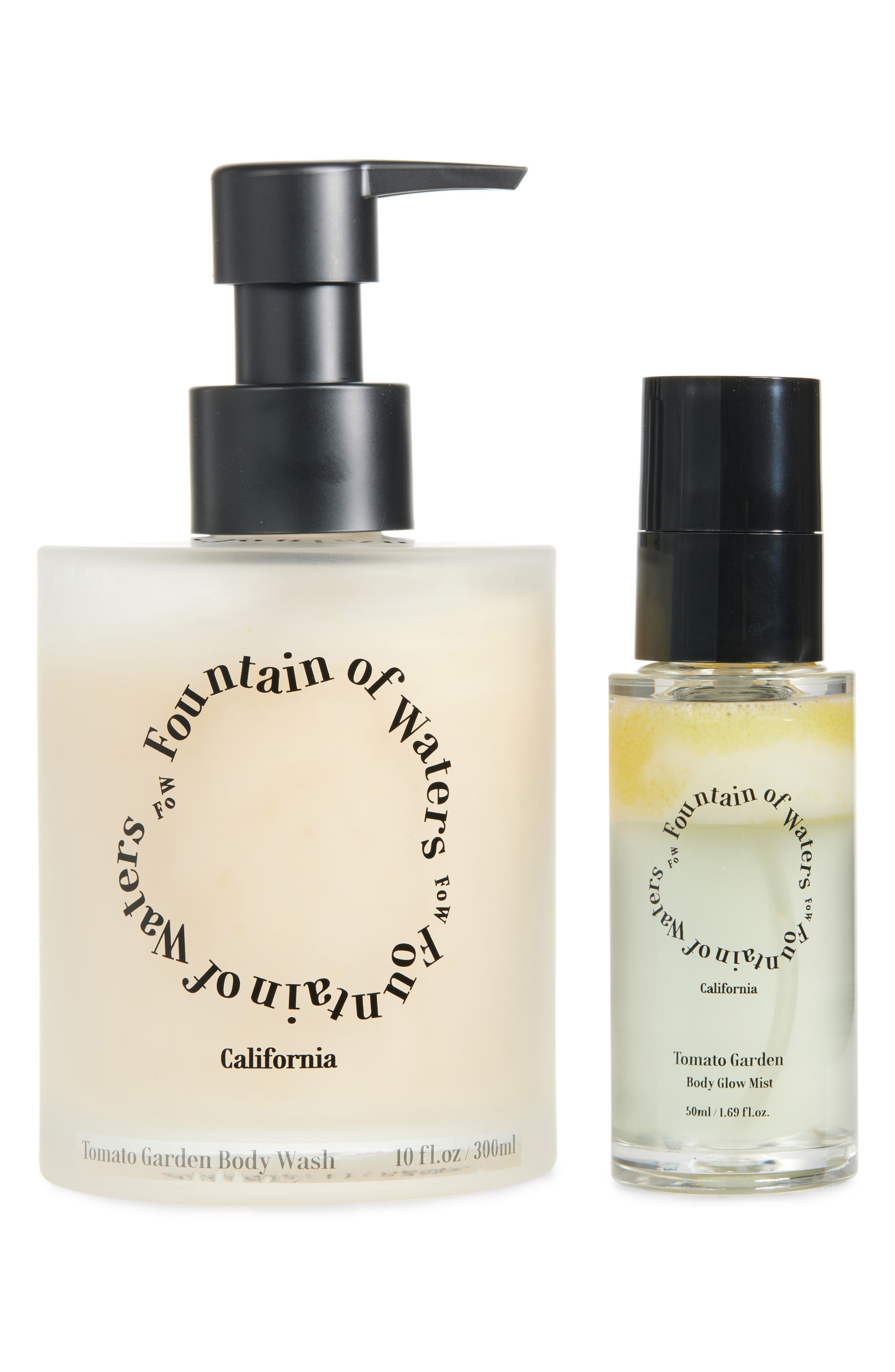 Fountain of Waters Fountain of Waters Tomato Garden Body Care 2-Piece Gift Set in Yellow at Nordstrom