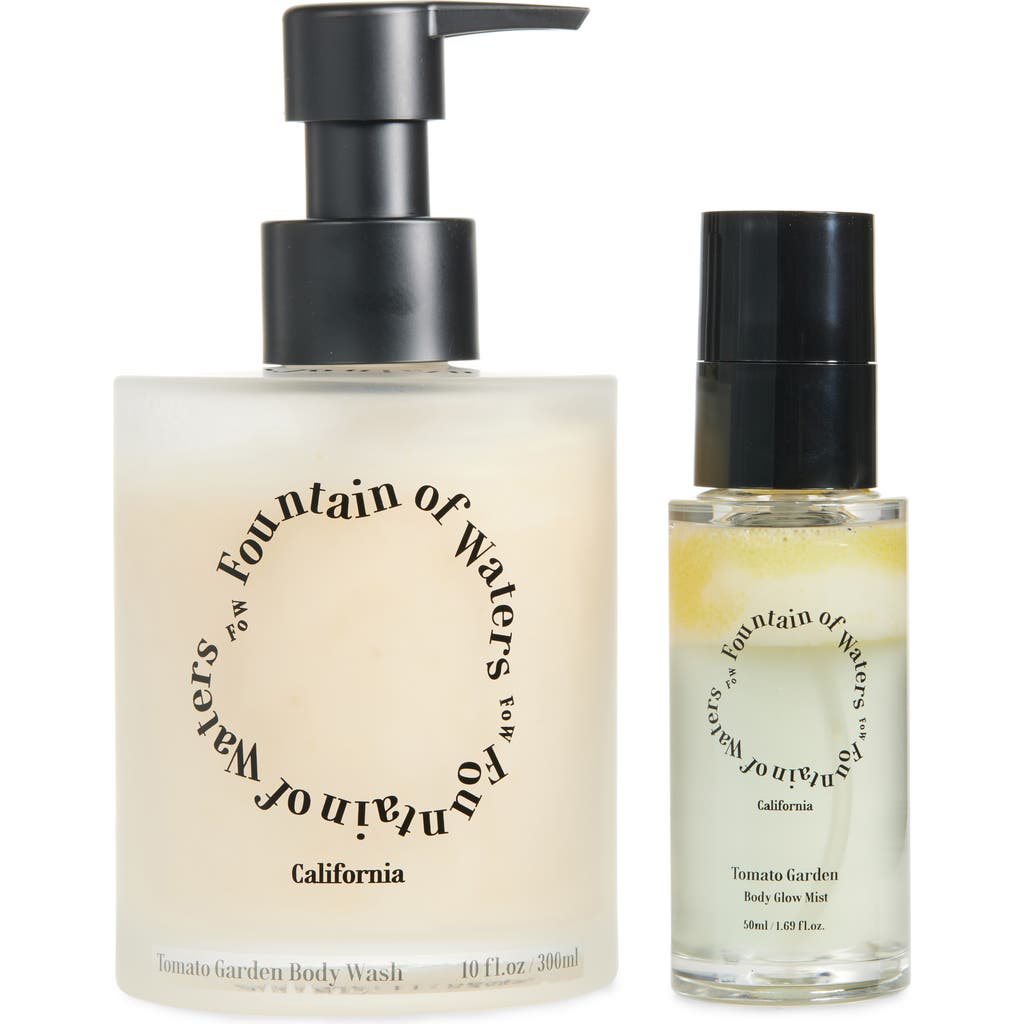 Fountain of Waters Fountain of Waters Tomato Garden Body Care 2-Piece Gift Set in Yellow at Nordstrom