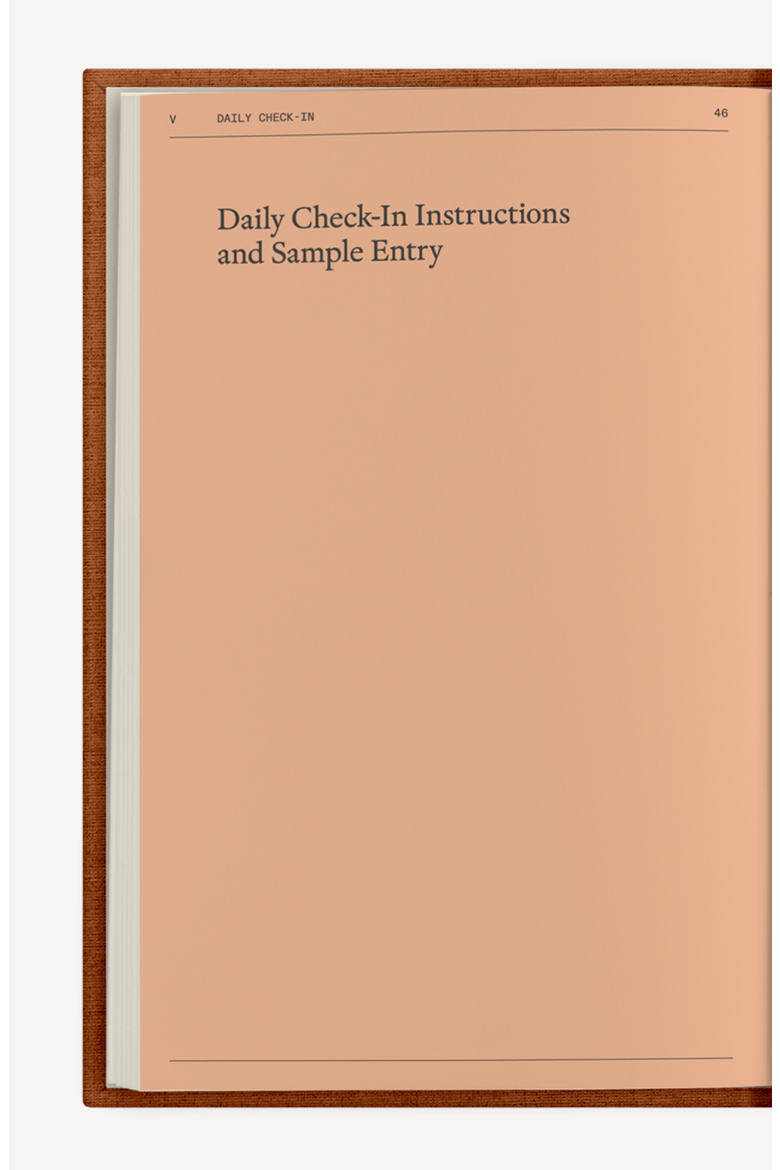 The Build-a-Habit Guide Notebook, Alternate, color, Orange
