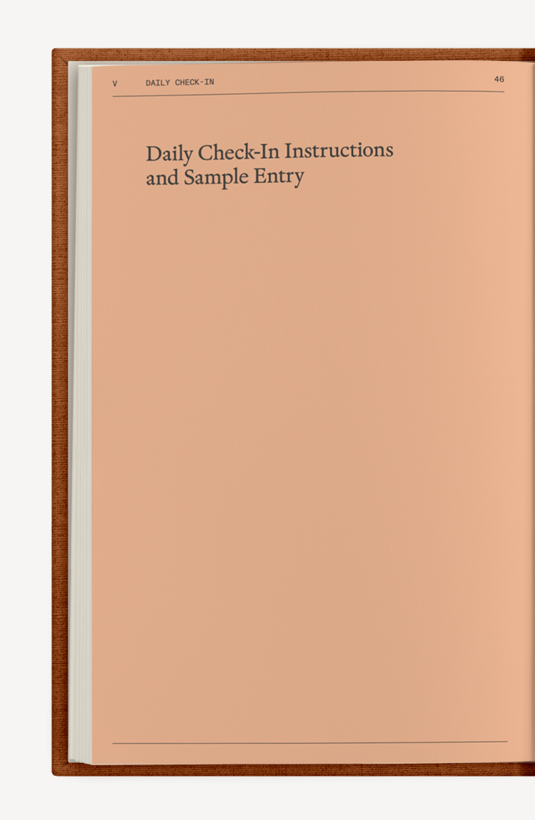 Therapy Notebooks The Build-a-Habit Guide Notebook, Alternate, color, Orange