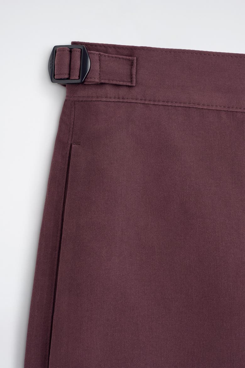 Tailored Swim Shorts, Alternate, color, BURGUNDY