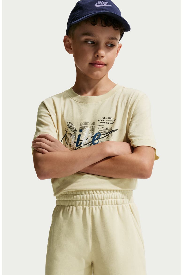 Kids' NSW Club Fleece Shorts, Alternate, color, LIGHT KHAKI