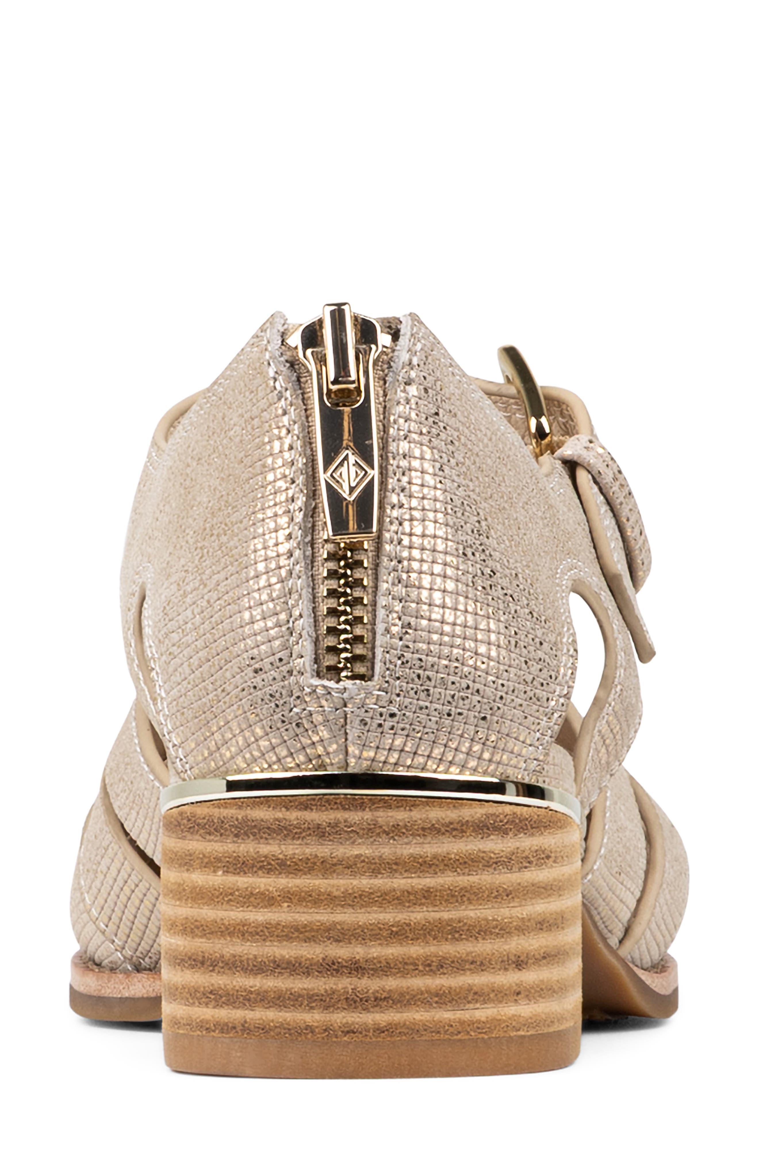Back Zip Fisherman Sandal, Alternate, color, PRALINE