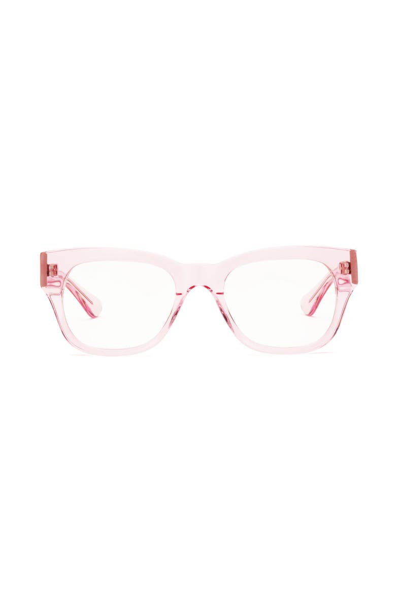 Miklos | Reading Glasses, Alternate, color, Polished Clear Pink