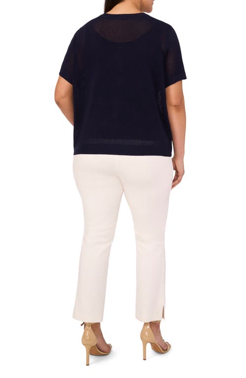 Halogenr Halogen(r) Short Sleeve Cardigan