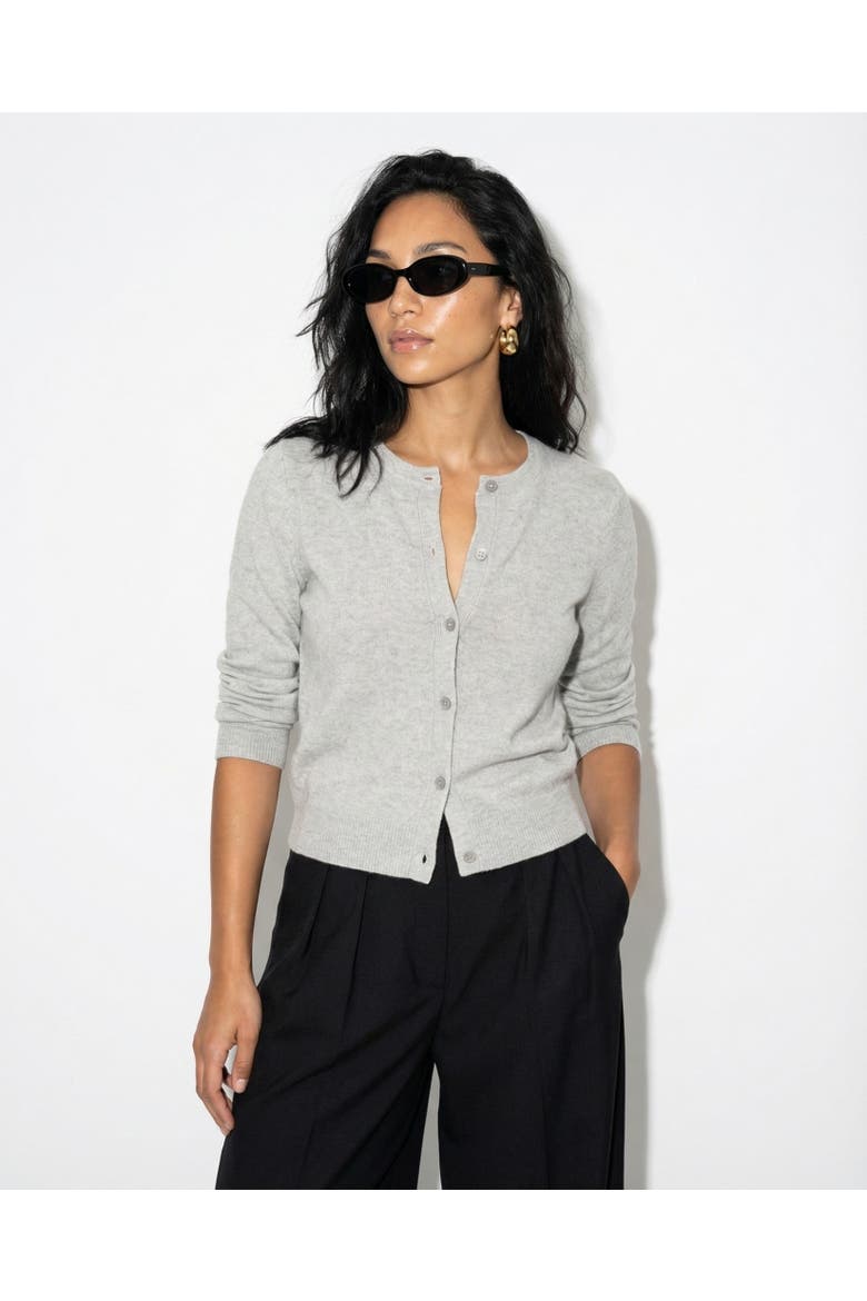 The Crewneck Cotton Cashmere Sweater, Alternate, color, Fog Grey