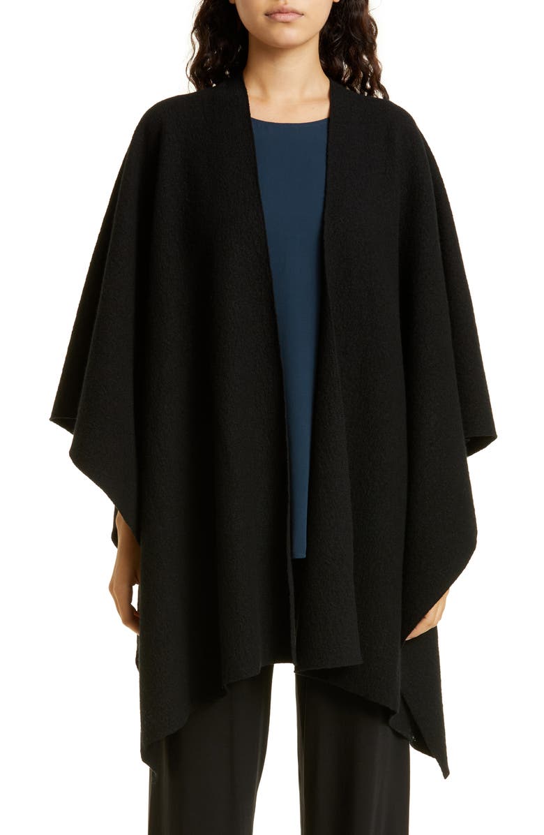 Eileen Fisher Wool Wrap, Main, color, 