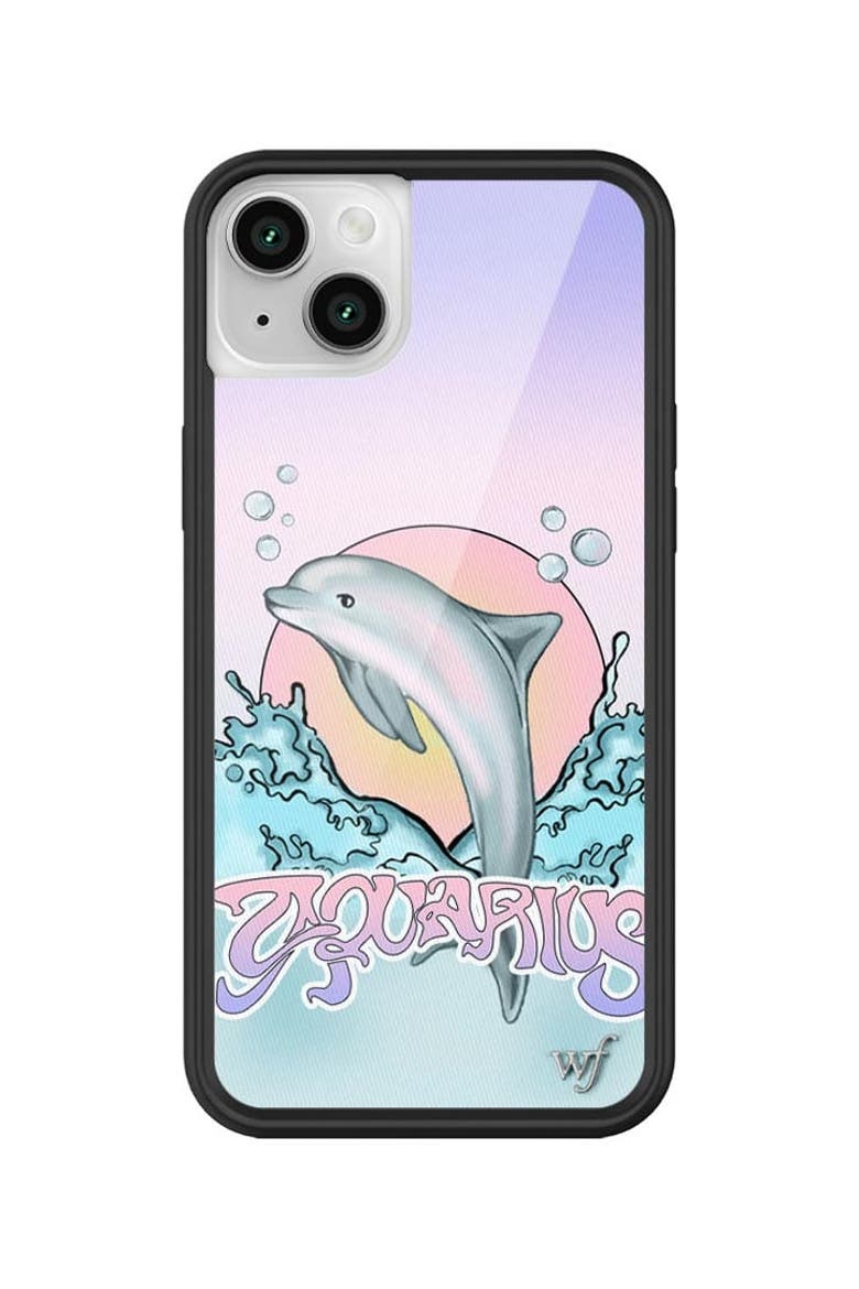 Aquarius iPhone Case, Alternate, color, Blue