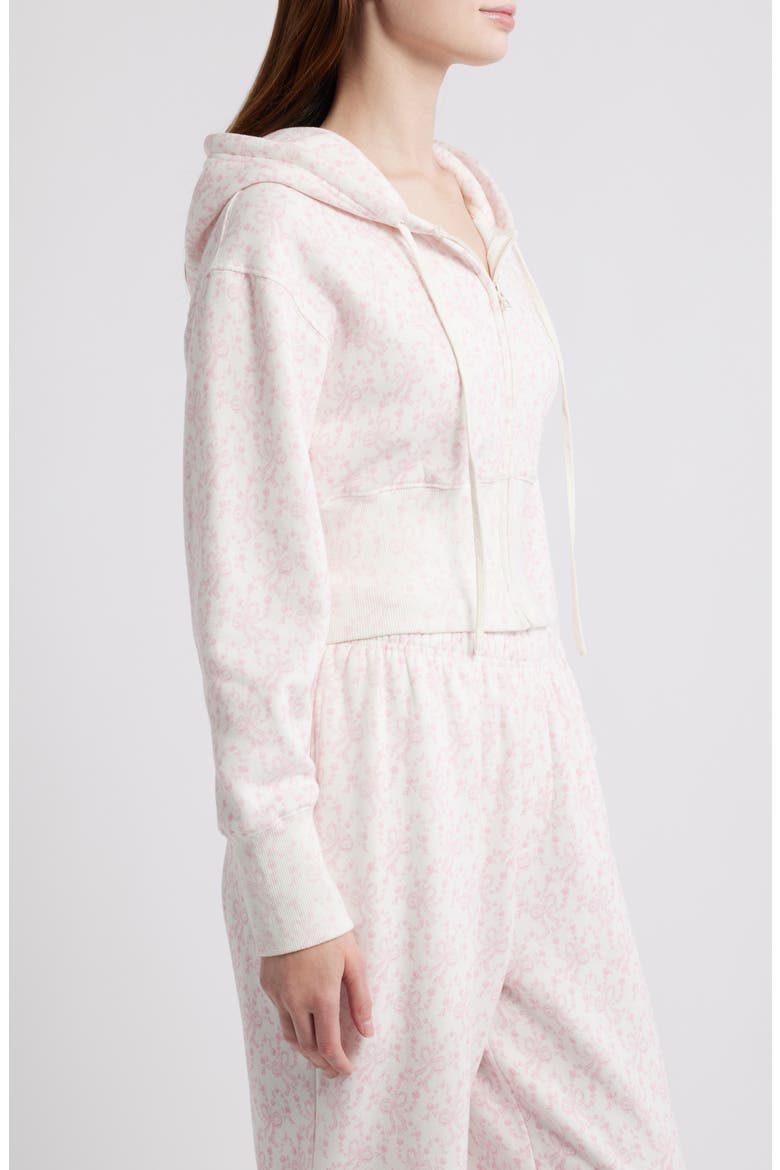 Arienne Ribbon Print Hoodie, Alternate, color, CHANTILLY