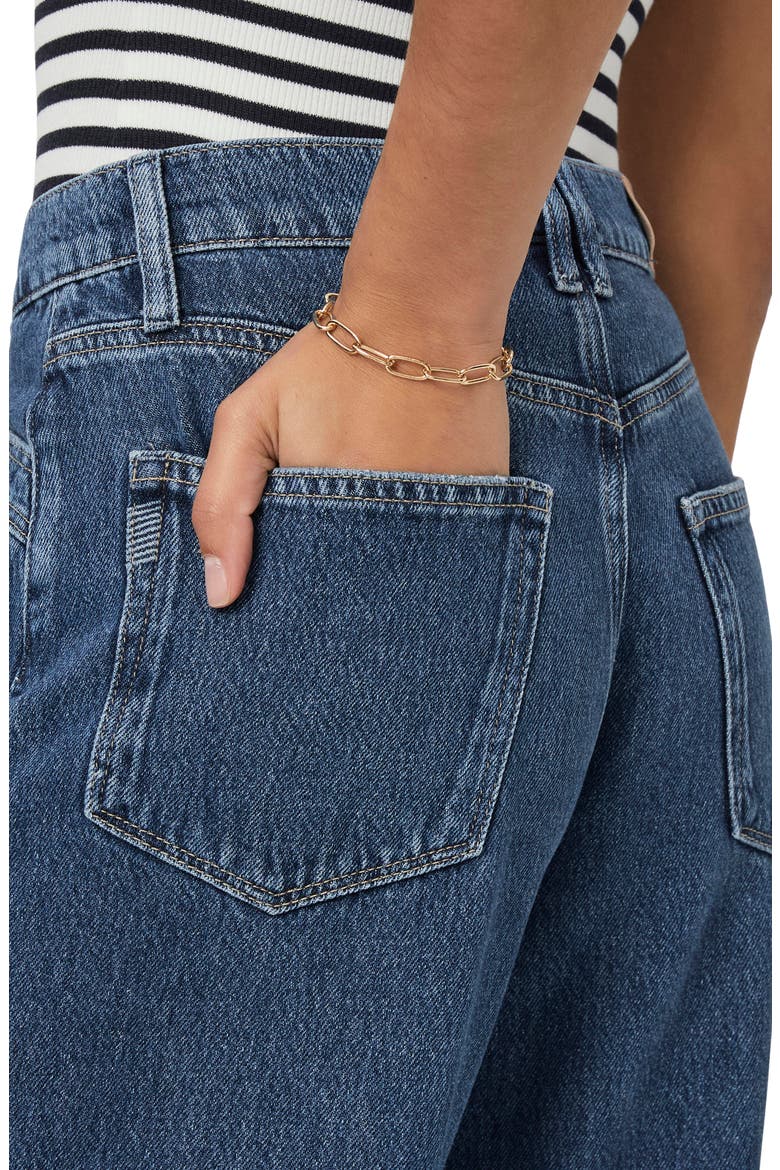 Portia Inset Pocket Wide Leg Jeans, Alternate, color, BRONX