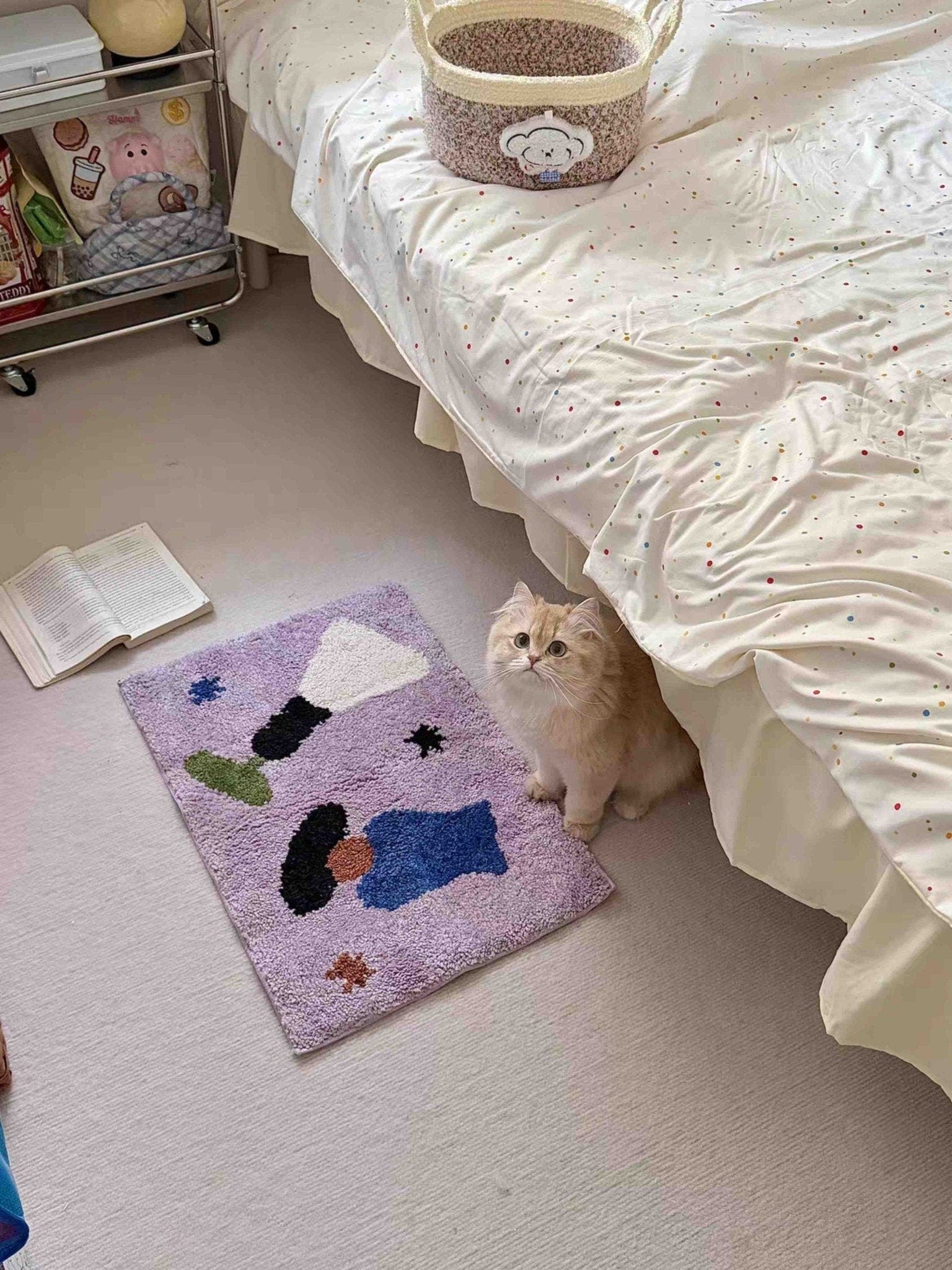 INSPECIAL HOME Happy Hour Flocked Bath Rug | Nordstrom