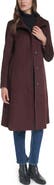 Cole Haan Stand Collar Wool Blend Coat