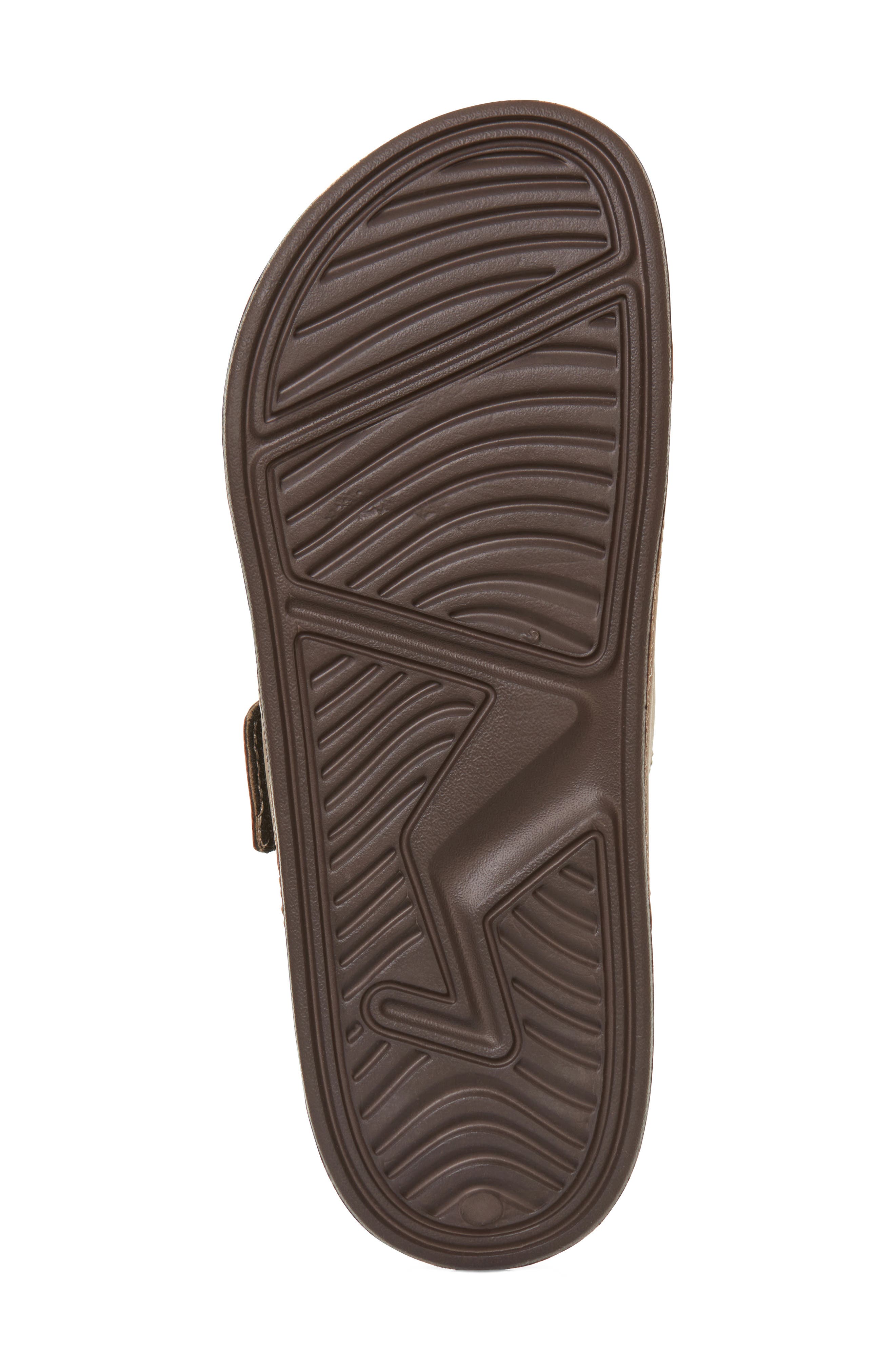 FLOOPI Noah Adjustable Slide Sandal, Alternate, color, Brown