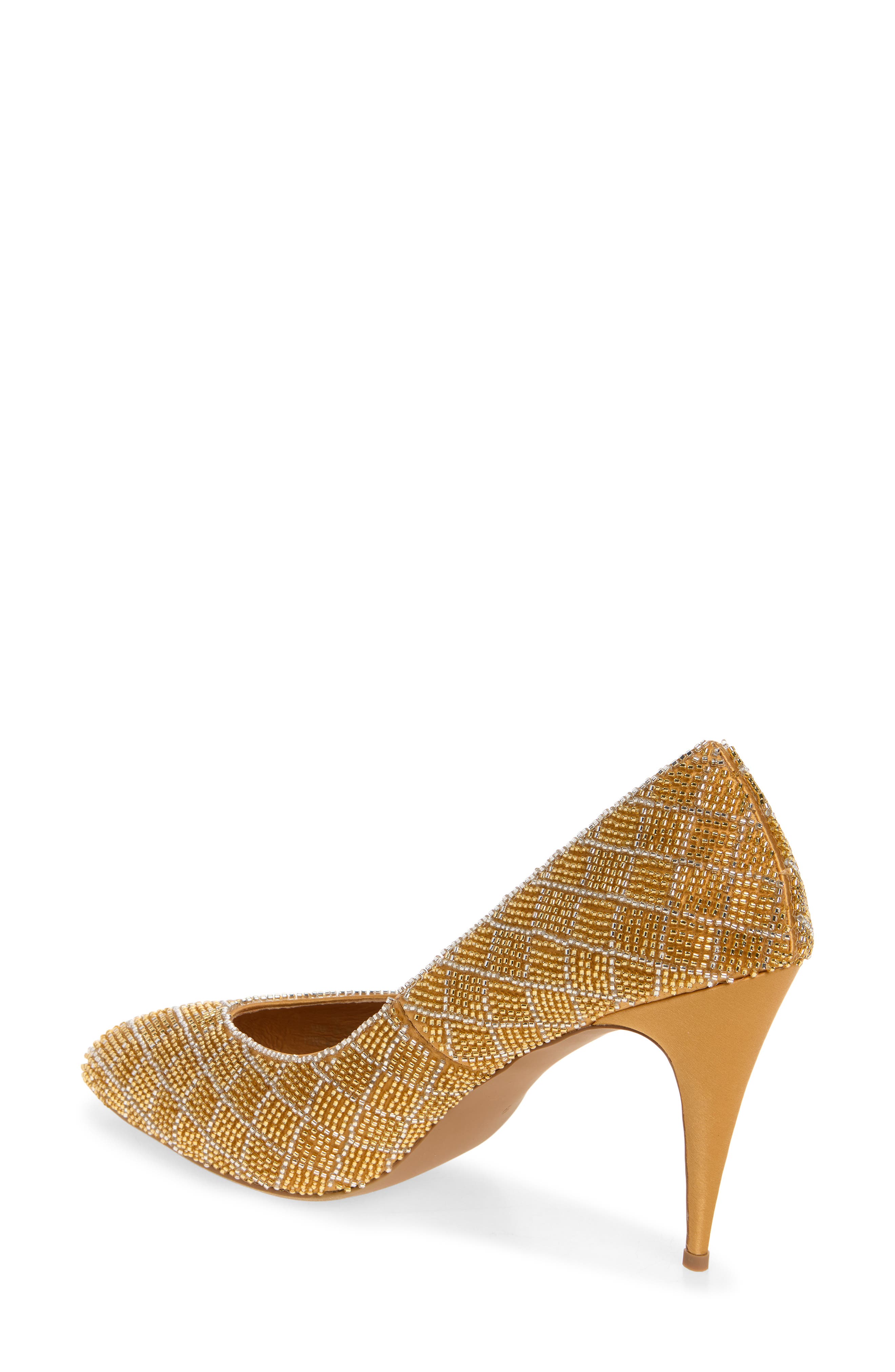 Jeffrey Campbell Wealth Pump, Alternate, color, Gold Combo