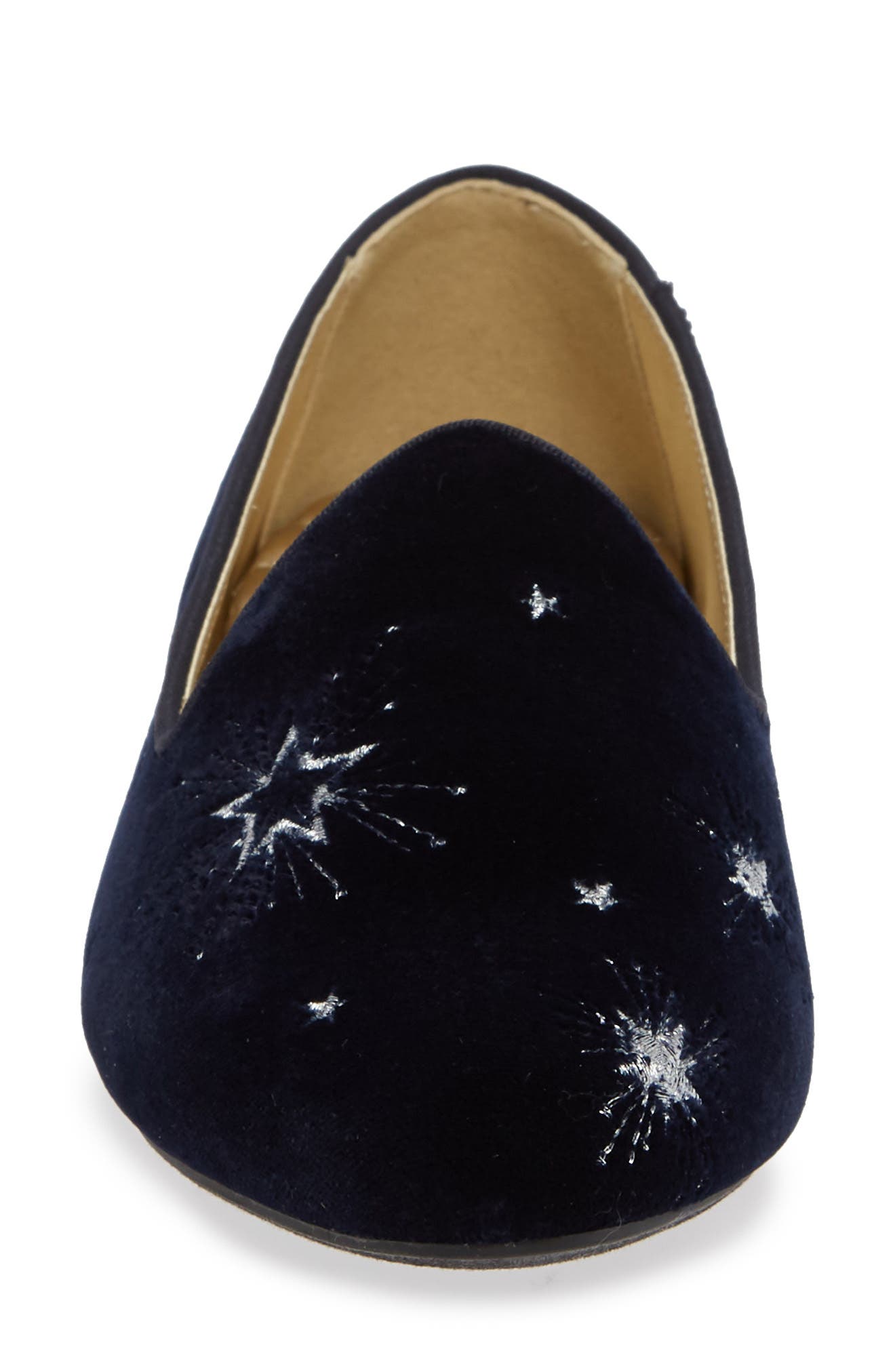 The Heron Loafer, Alternate, color, SKY VELVET