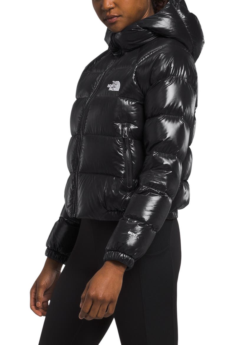 Hydrenalite Hooded Down Jacket, Alternate, color, TNF BLACK SHINE