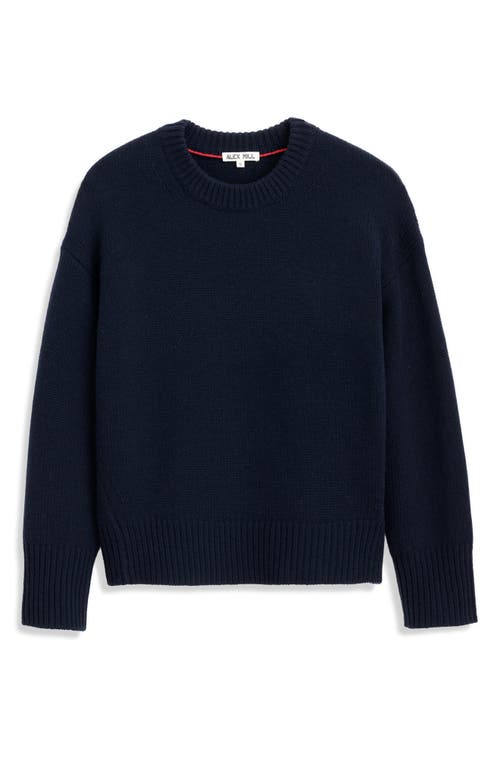 Alex Mill Nottinghill Merino Wool Blend Sweater In Blue