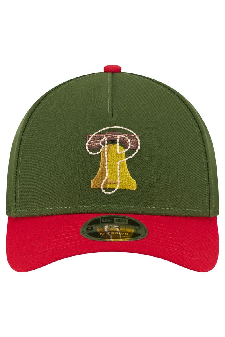 Men's New Era Dark Green Philadelphia Phillies City Feature 9FORTY A-Frame Adjustable Hat, Alternate, color, Dark Green