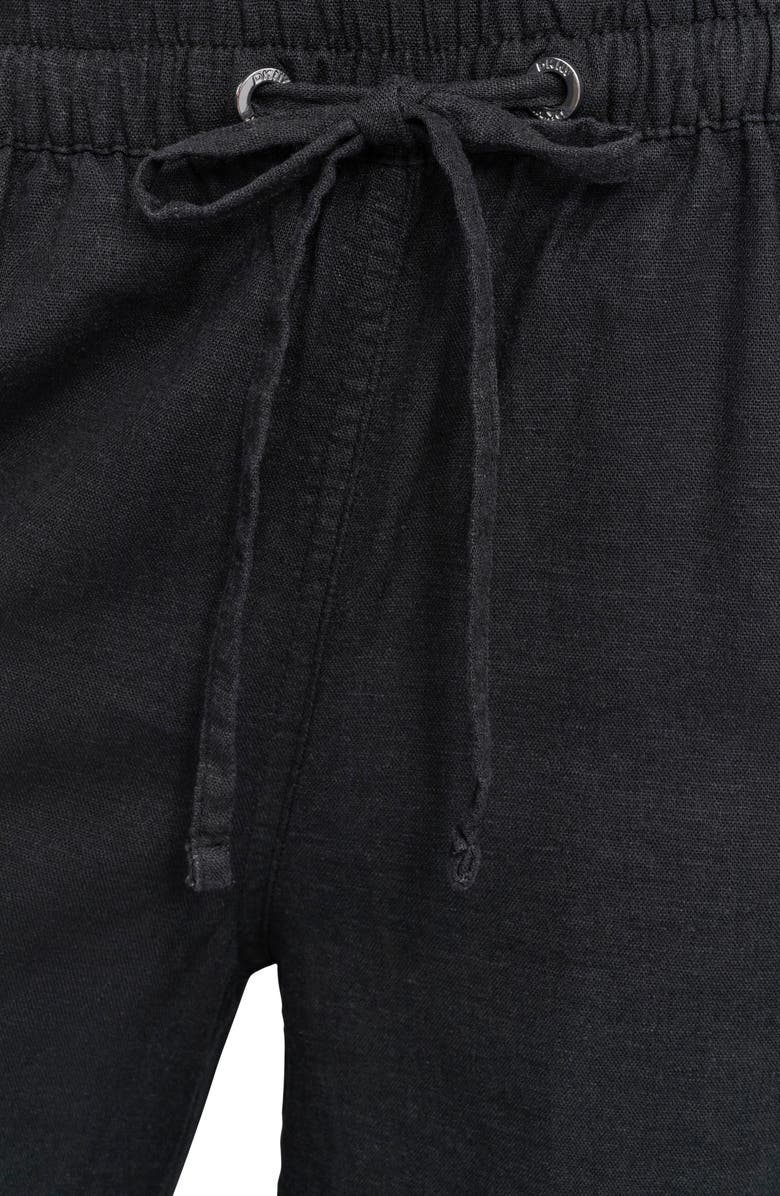 DKNY Linen Blend Drawstring Pants, Alternate, color, 