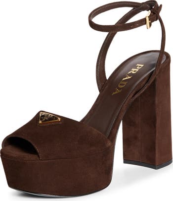 Prada Logo Platform Sandal (Women) | Nordstrom