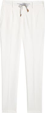 Eleventy Drawstring Waist Stretch Jersey Pants