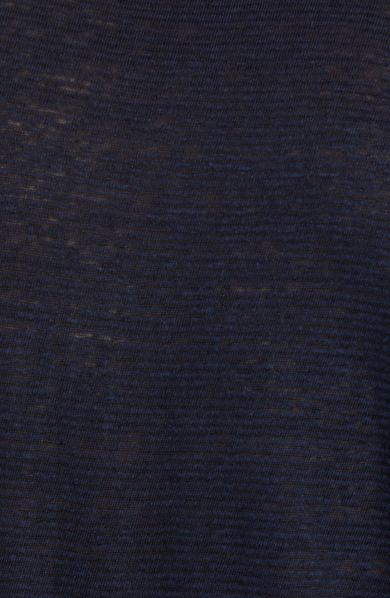 NORDSTROM MEN'S SHOP Stripe Pocket Linen Blend T-Shirt, Alternate, color, 