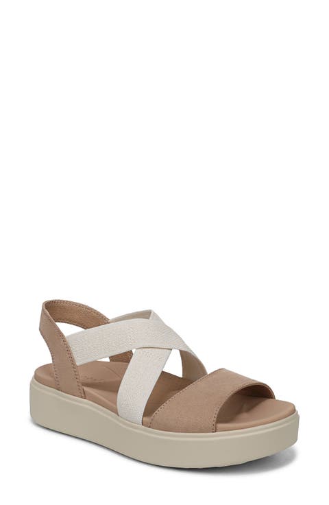 Madicldease Slingback Platform Wedge Sandal (Women)